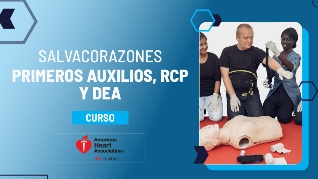 Salvacorazones: Primeros auxilios, con RCP y DEA (Heartsaver)